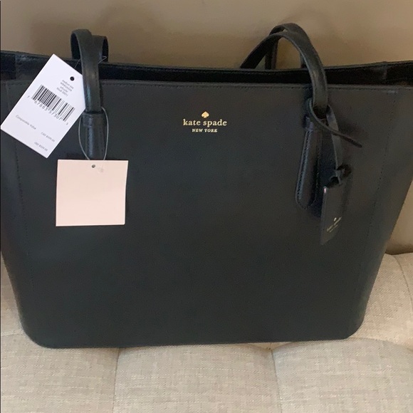 NWT Kate spade zip top tote schuyler black - Picture 7 of 15